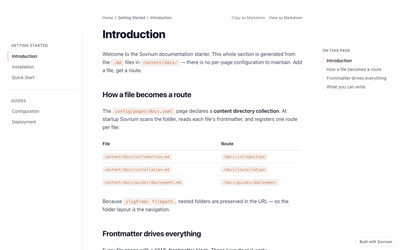 Docs Site