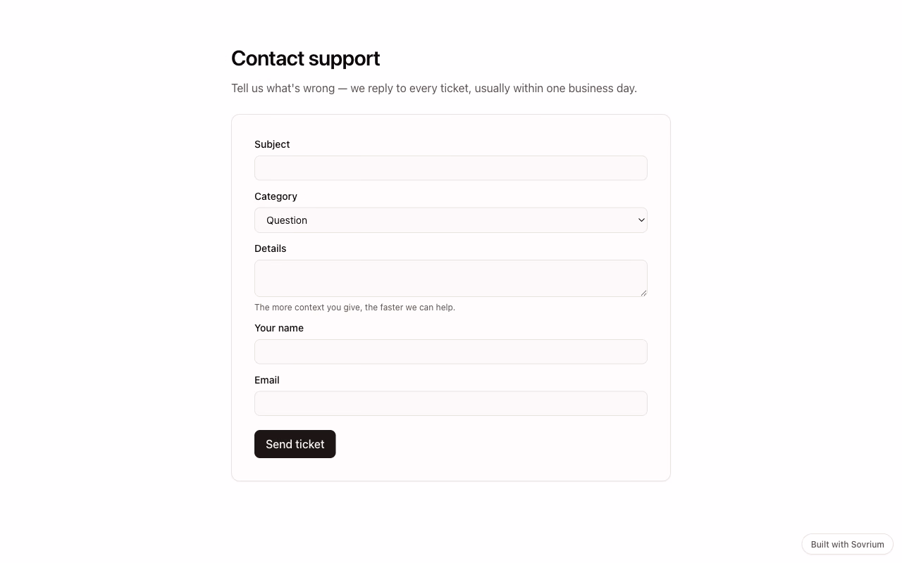 Helpdesk