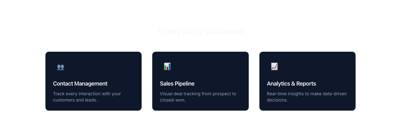 Features grid rendered by Sovrium