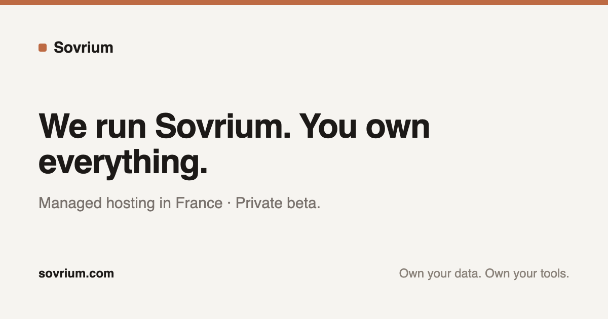 Sovrium Cloud